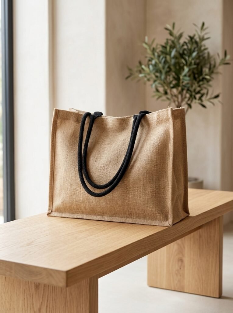 Bolso de lino ligero personalizado