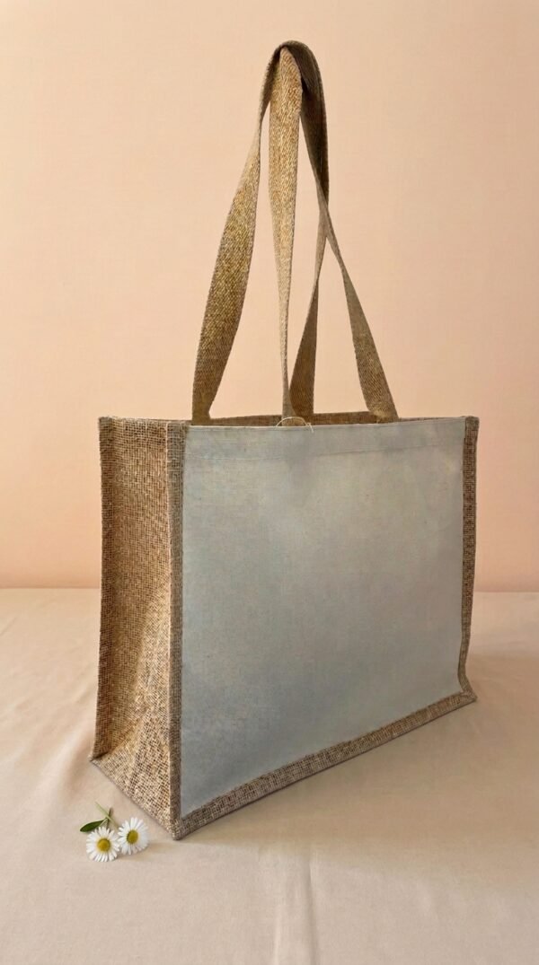 Bolso interior de yute personalizado