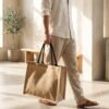 Bolso de lino ligero personalizado